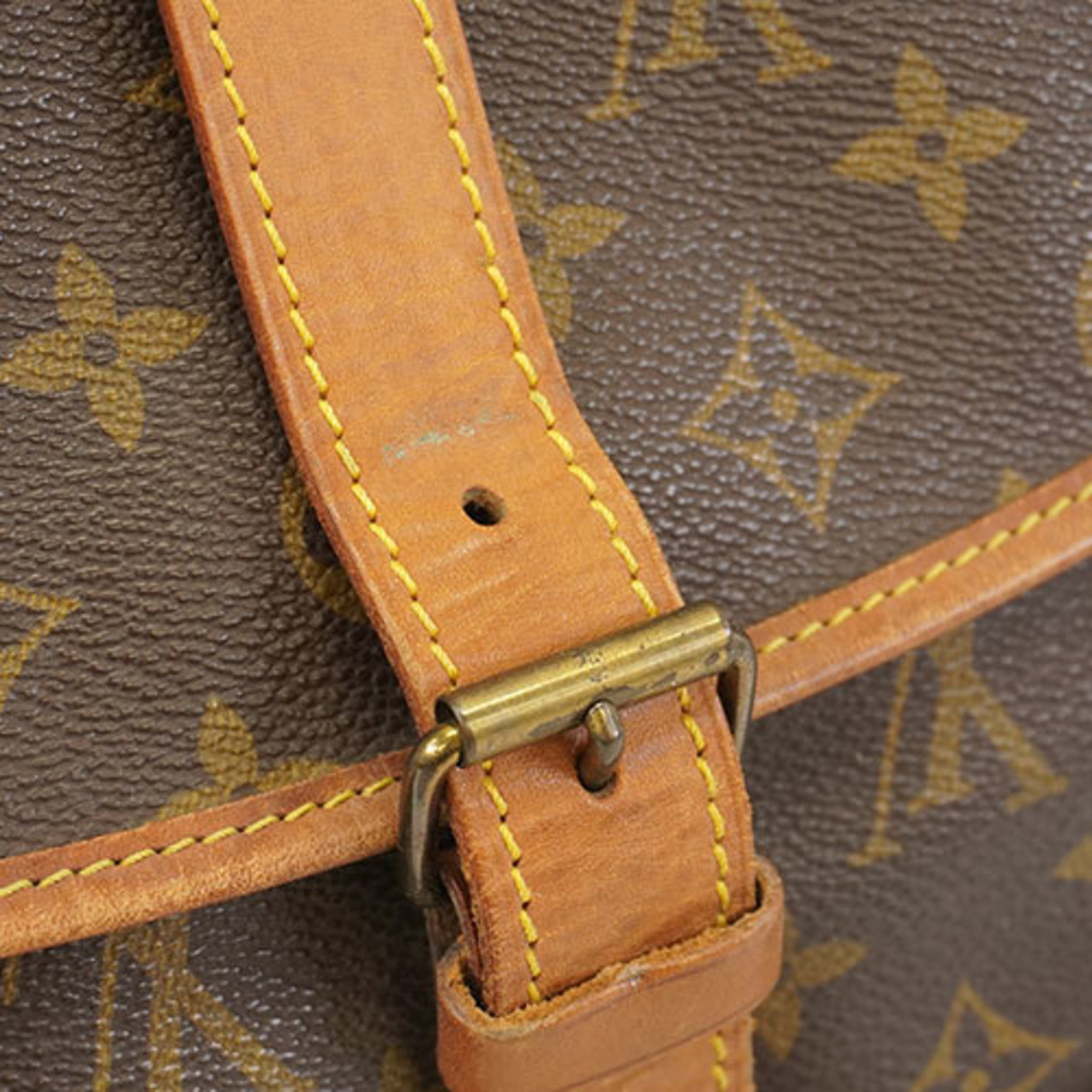 Auth Louis Vuitton Monogram Saumur 35 M42254 Women's Shoulder Bag