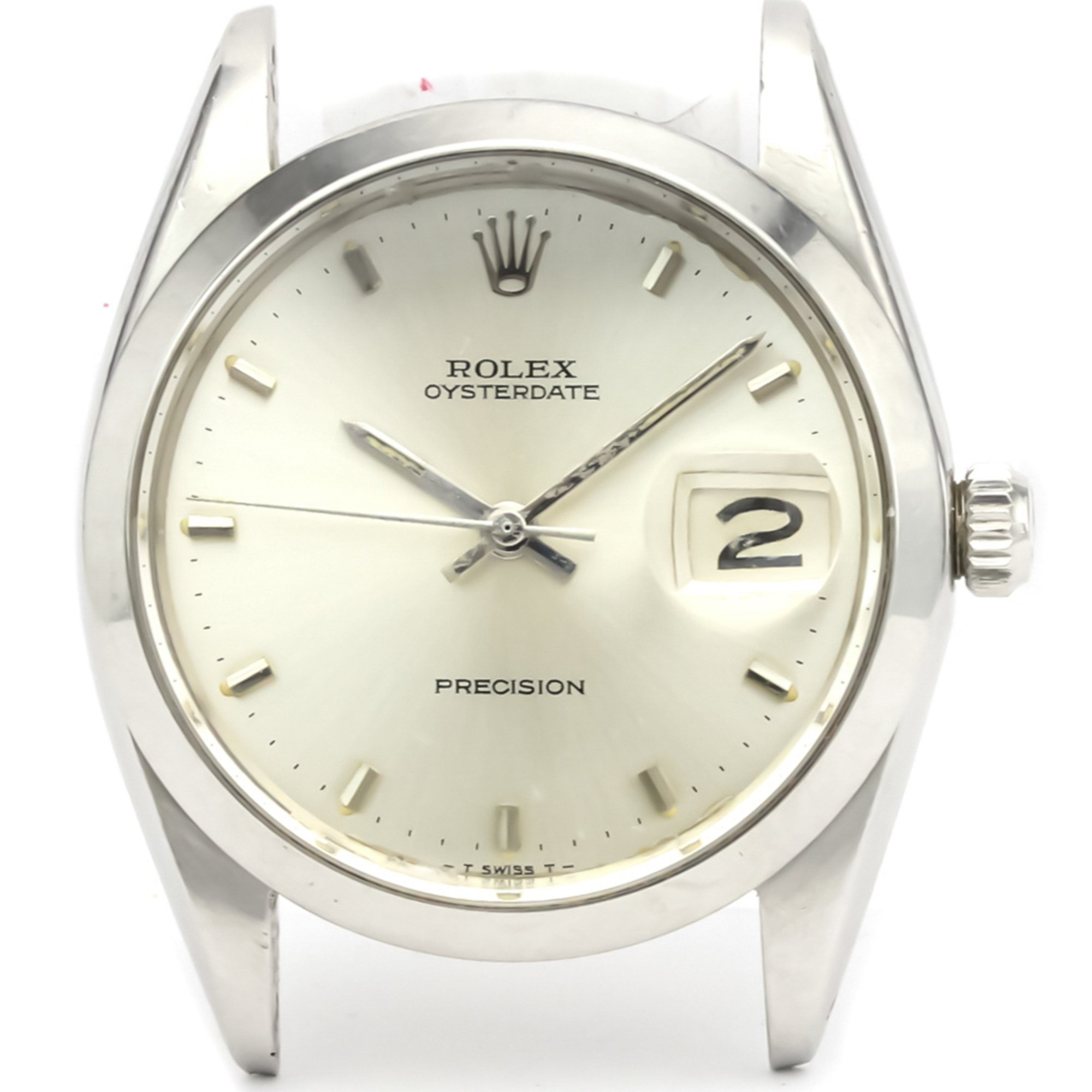 ROLEX Oyster Date Precision 6694 Steel Hand-winding Mens Watch