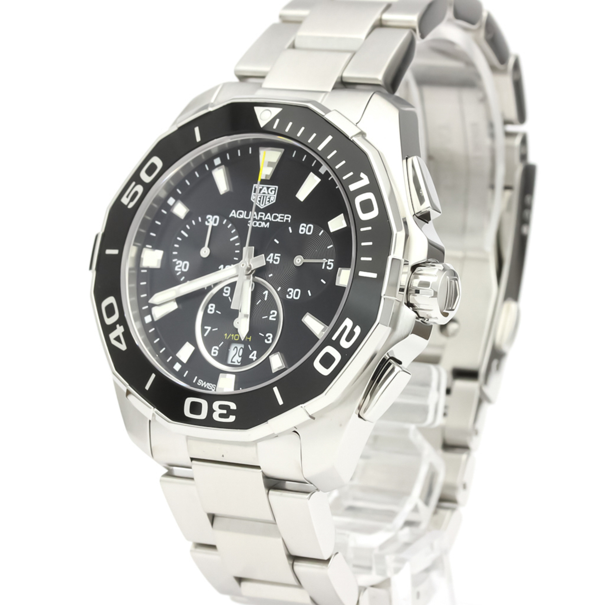 Tag Heuer Aquaracer Quartz Stainless Steel Men's Sports Watch CAY111A