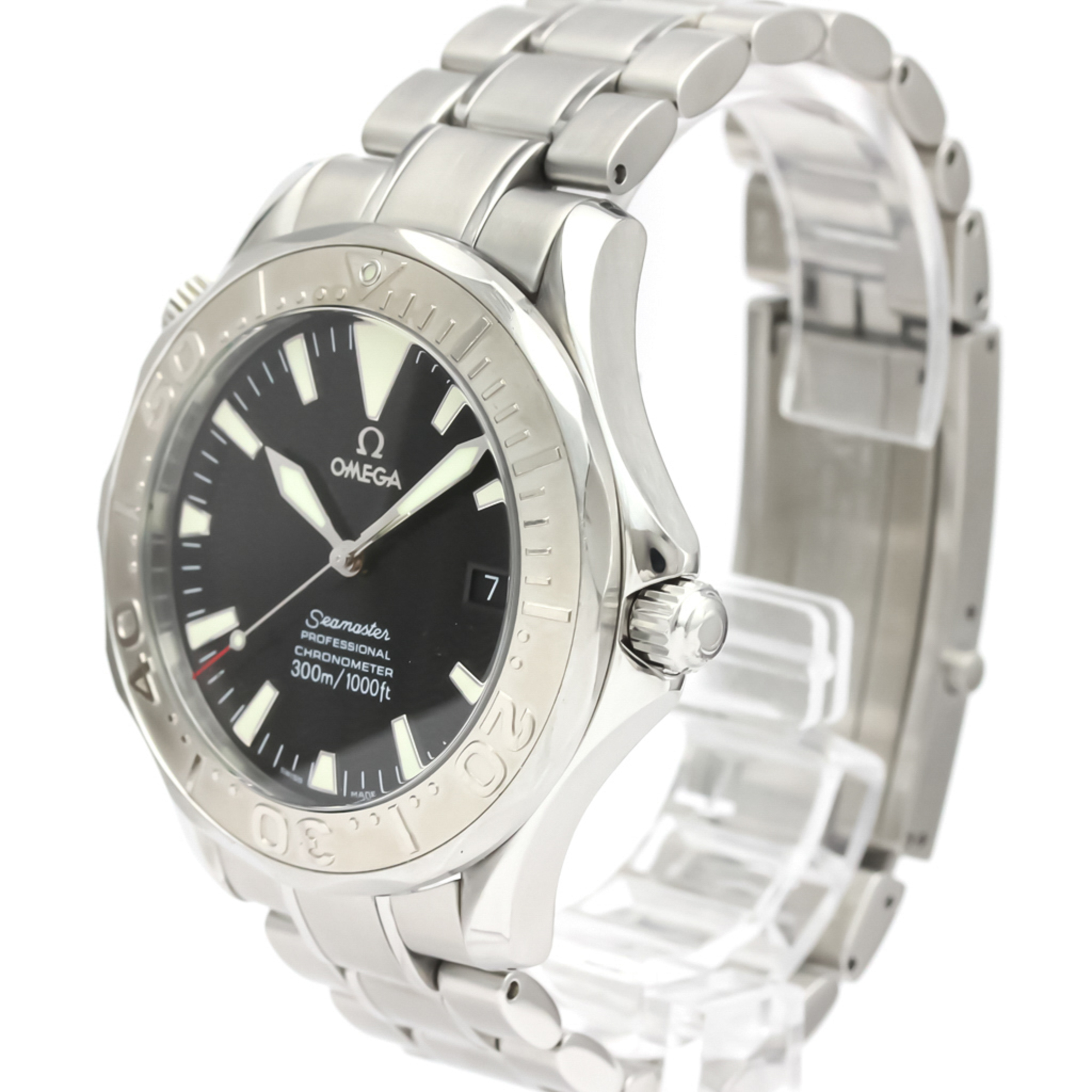 Omega Seamaster Automatic Stainless Steel,White Gold (18K) Men's Sports Watch 2230.50