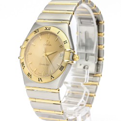 Omega Constellation Quartz Stainless Steel,Yellow Gold (18K) Men's Dress Watch 1212.10