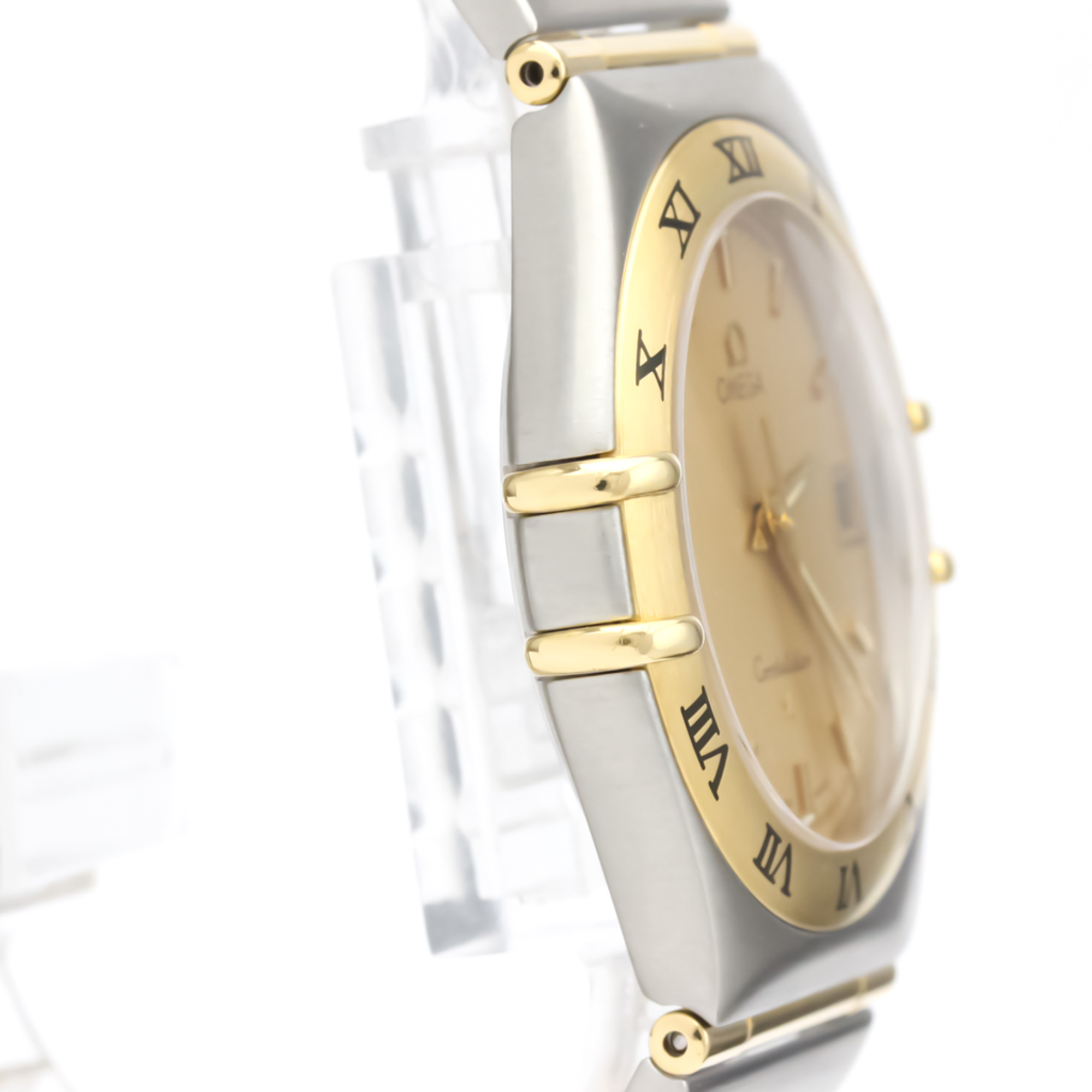 Omega Constellation Quartz Stainless Steel,Yellow Gold (18K) Men's Dress Watch 1212.10