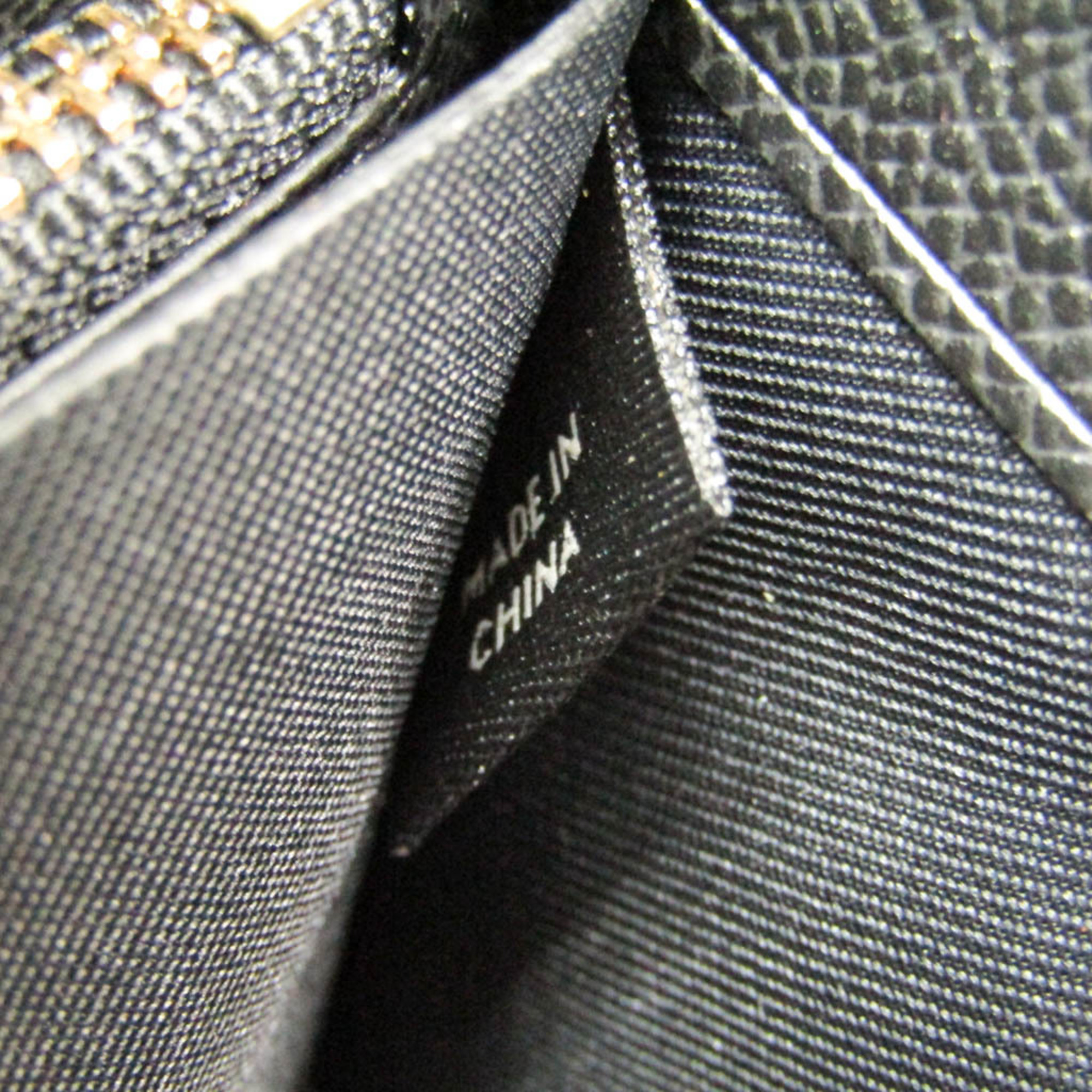 Coach Signature 65589I Women's Leather Long Wallet (bi-fold) Navy