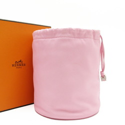 Hermes HERMES pouch multi-case pink leather
