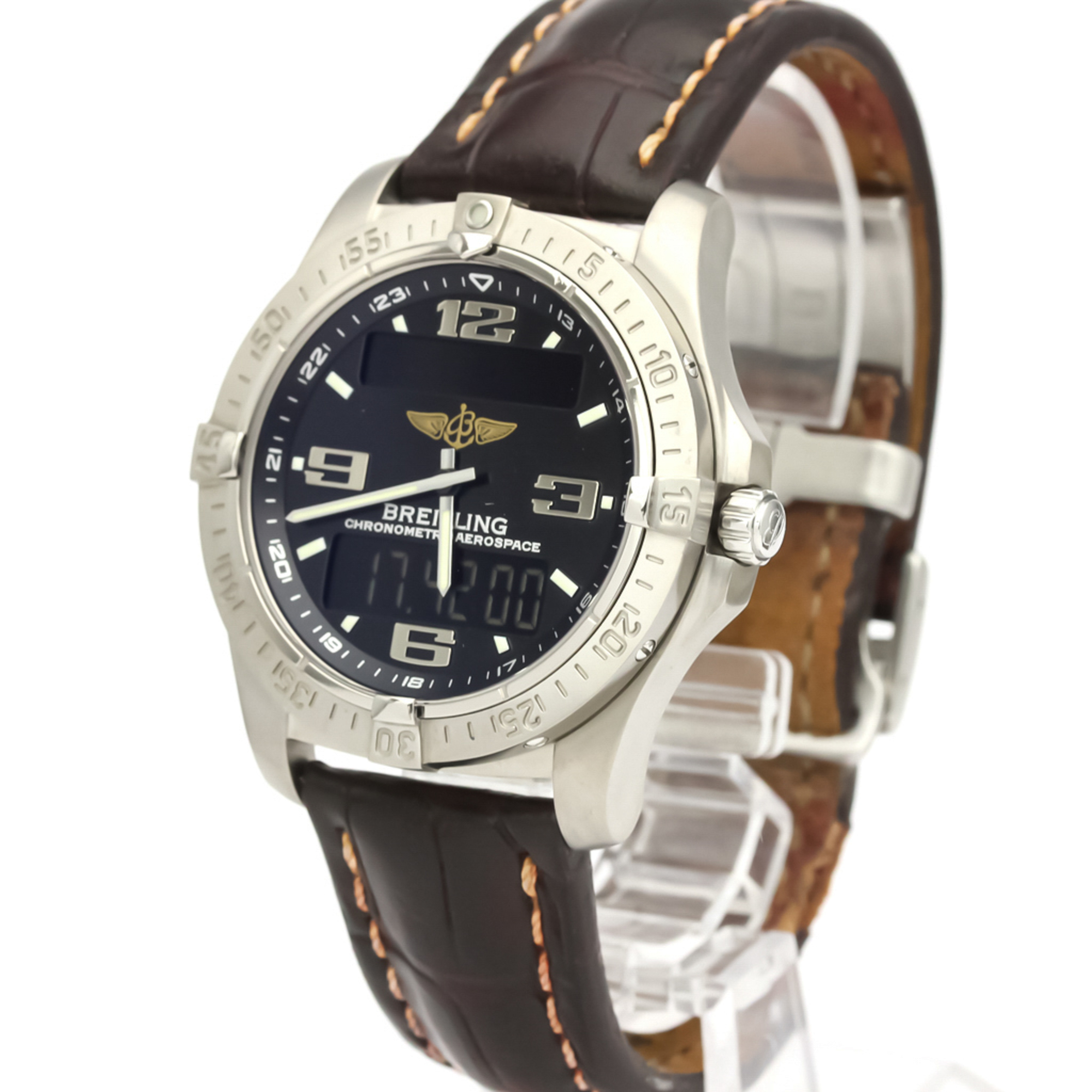 Breitling Aerospace Quartz Titanium Men's Sports Watch E79362