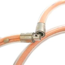 Chanel Tube Necklace Rubber,String Women's Casual Choker (Orange)