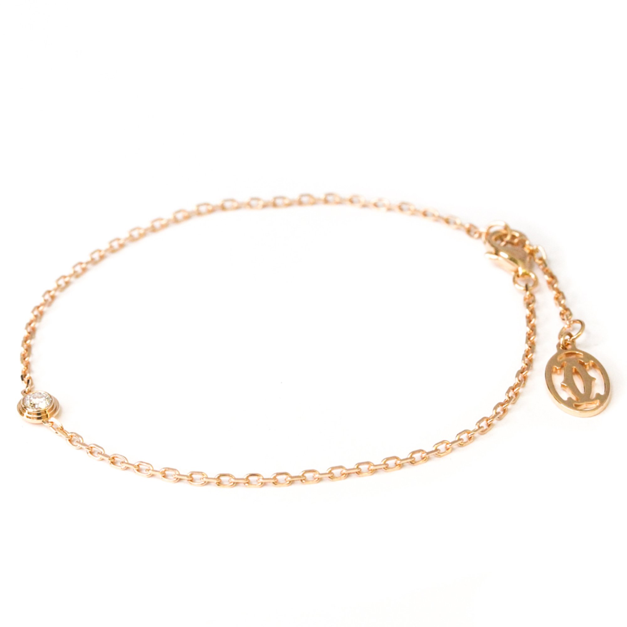 Cartier Diamants Légers De Cartier B6040300 Pink Gold (18K) Diamond Charm Bracelet Carat/0.09