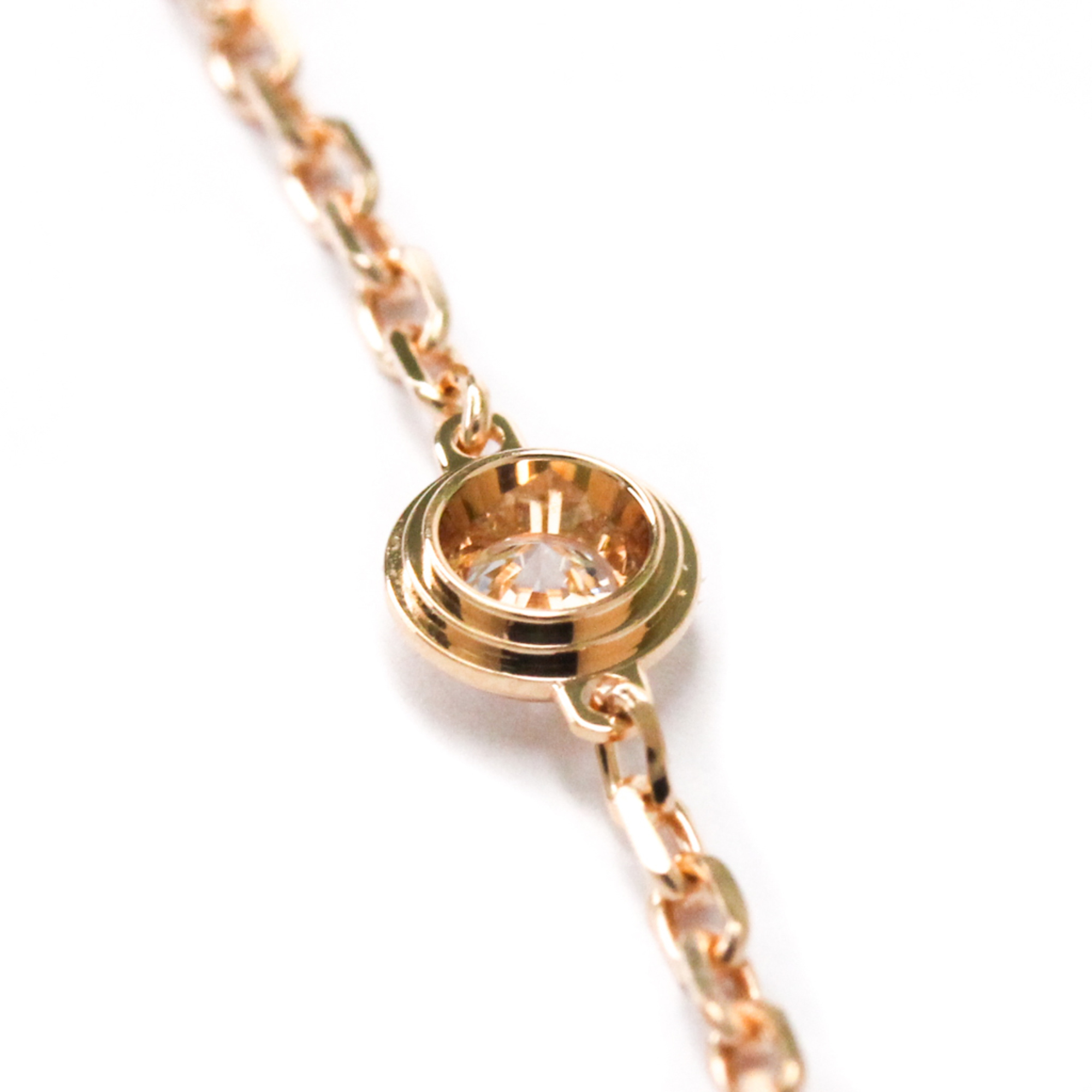 Cartier Diamants Légers De Cartier B6040300 Pink Gold (18K) Diamond Charm Bracelet Carat/0.09