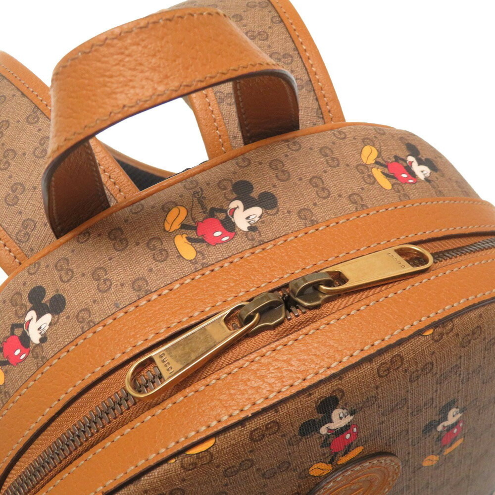 GUCCI Disney x GUCCI Small Supreme Backpack Bag Beige 552884