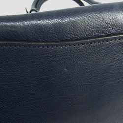 Prada B2625M Women's Leather Handbag Navy