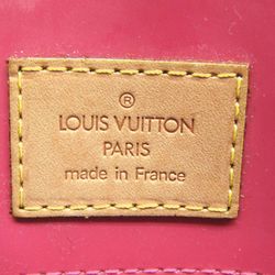 Louis Vuitton Monogram Vernis Reade PM M9132F Women's Handbag Framboise
