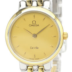 Omega De Ville Quartz Gold Plated,Stainless Steel Women's Dress Watch 7260.11