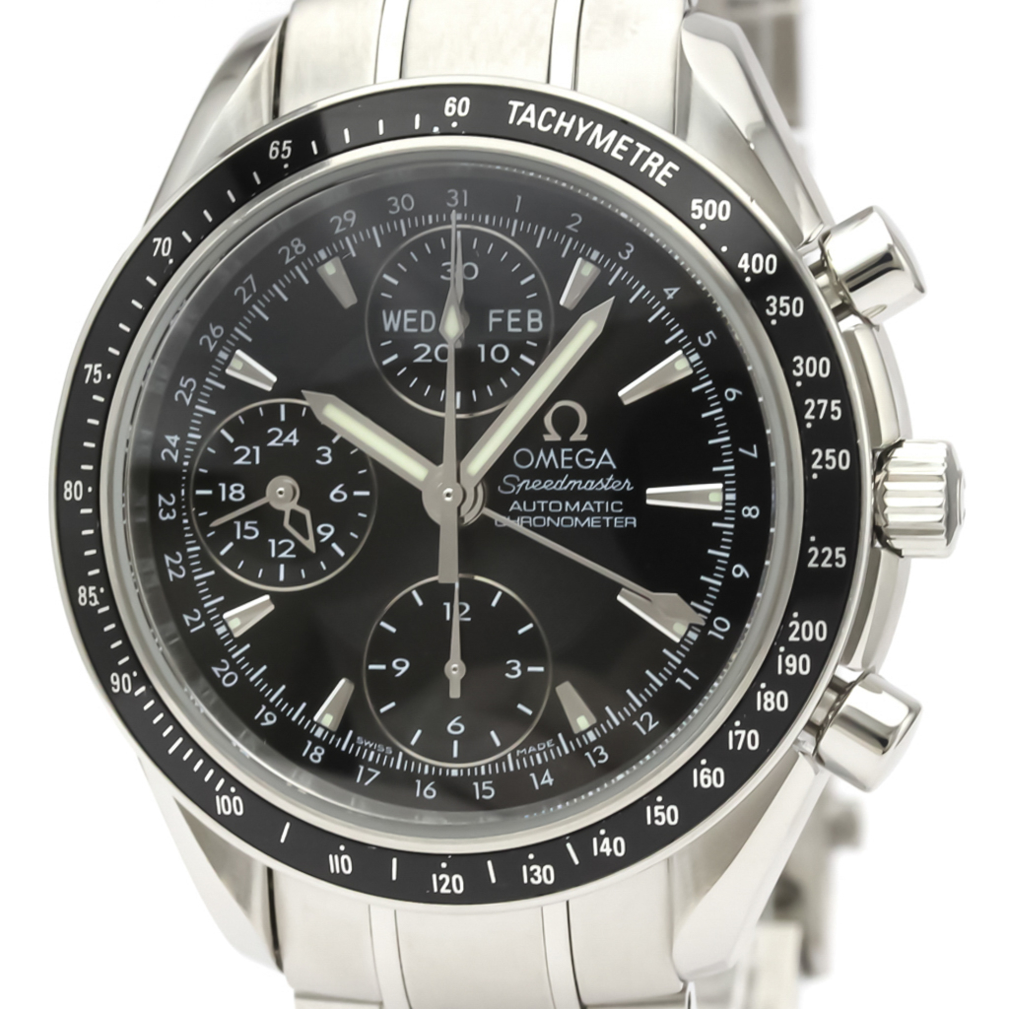 OMEGA Speedmaster Day Date Steel Automatic Mens Watch 3220.50