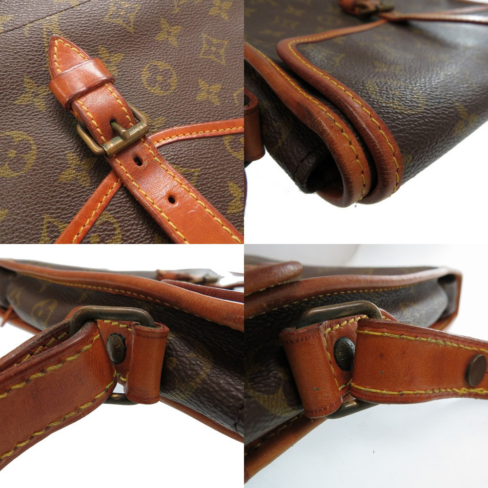 Louis Vuitton Monogram Vintage Shoulder Bag Brown LV 0023LOUIS