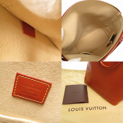 AUTHENTIC Louis Vuitton Lockit M85388 Brown Caramel Nomade Leather Handbag  Tote