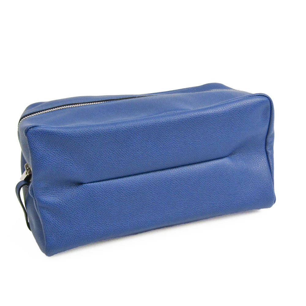 Royal Blue Leather Toiletry