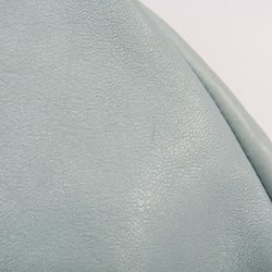 Jimmy Choo ZENA Women's Leather Clutch Bag Light Blue