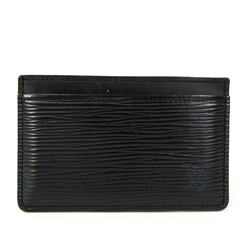 Louis Vuitton Epi Epi Leather Card Case Noir Simple Card Case M63512