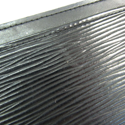 Louis Vuitton Epi Epi Leather Card Case Noir Simple Card Case