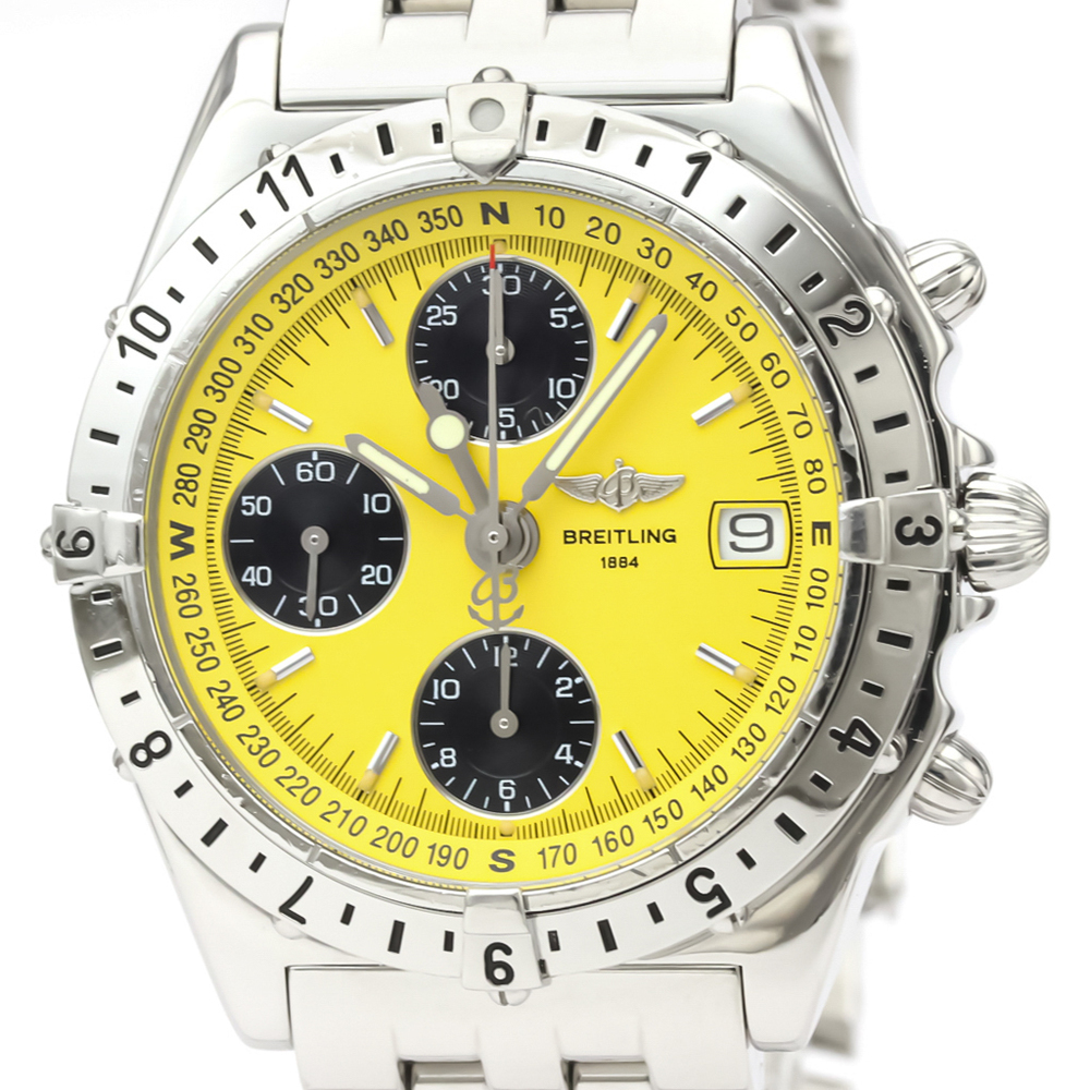 BREITLING Chronomat Longitude Steel Automatic Watch A20048 | eLADY ...