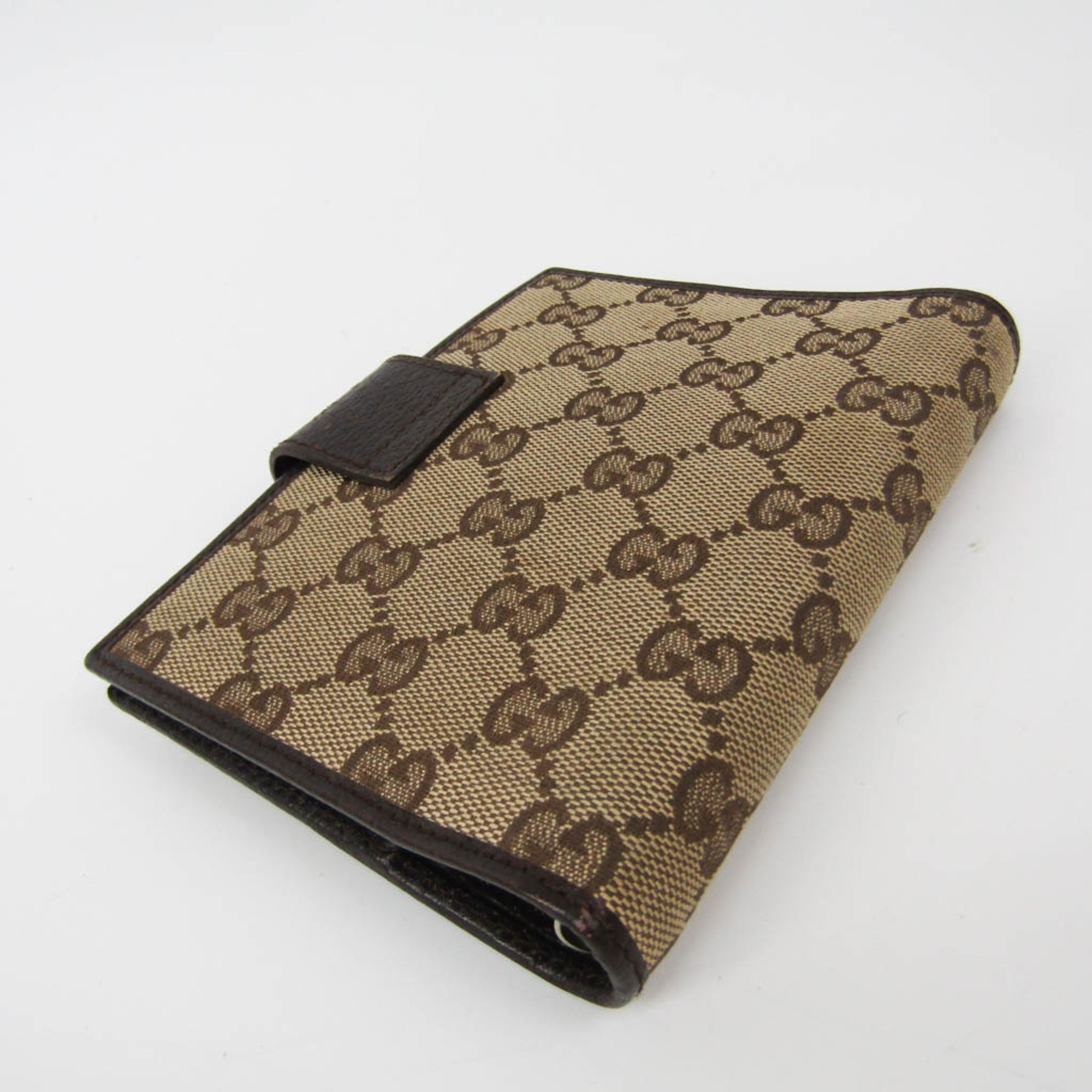 Gucci A6 Planner Cover Beige,Dark Brown 115240