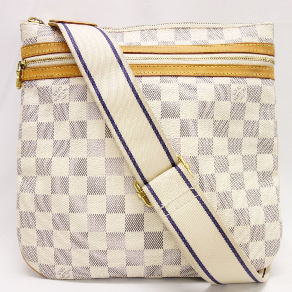 LOUIS VUITTON Louis Vuitton Damier Azur Pochette Boss Fall Shoulder Bag  N51112
