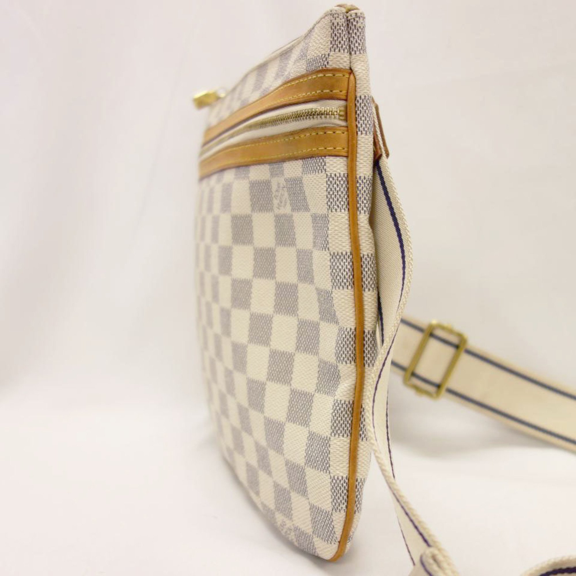 LOUIS VUITTON Louis Vuitton Damier Azur Pochette Boss Fall Shoulder Bag N51112