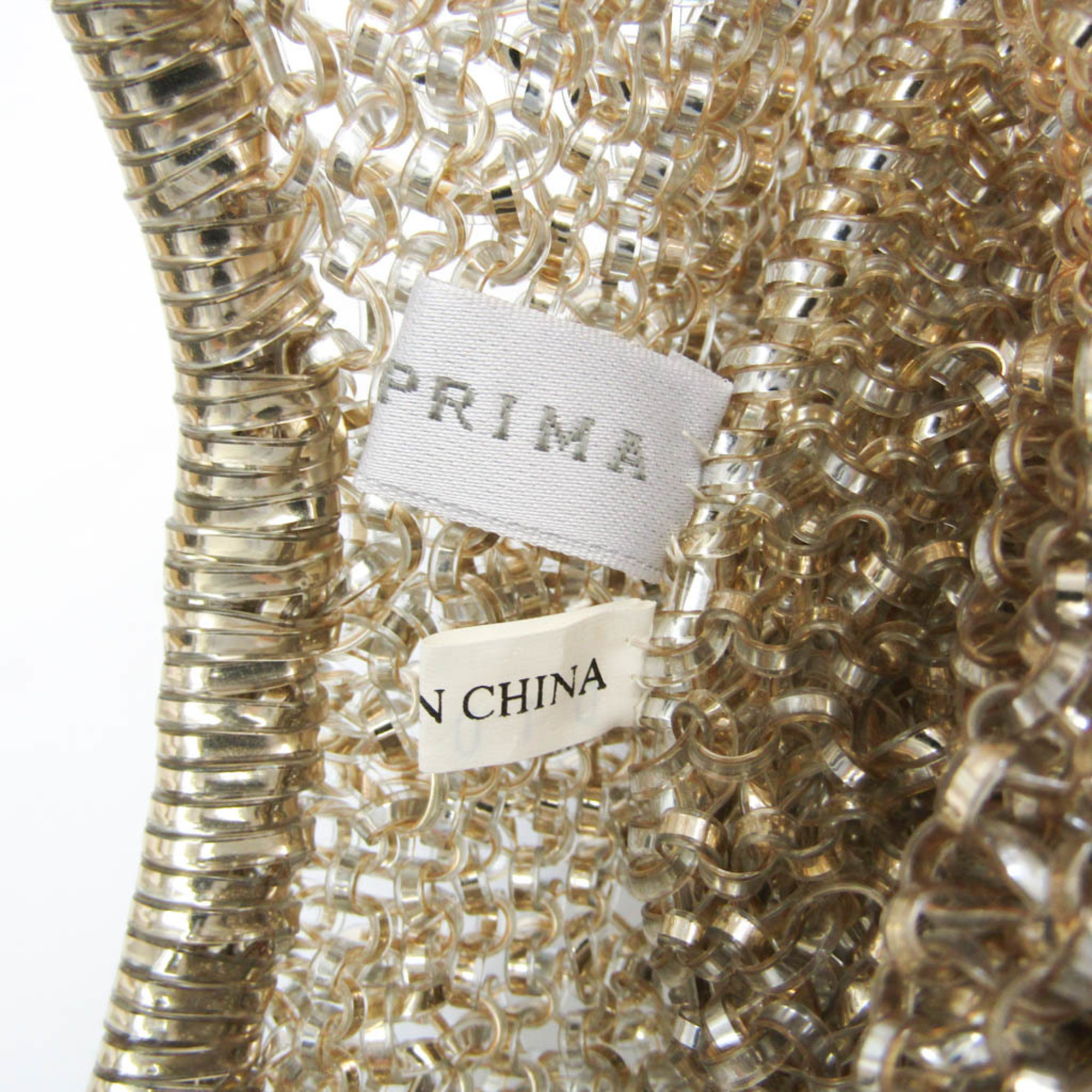 Anteprima Women's Wire Handbag Clear,Gold,Silver
