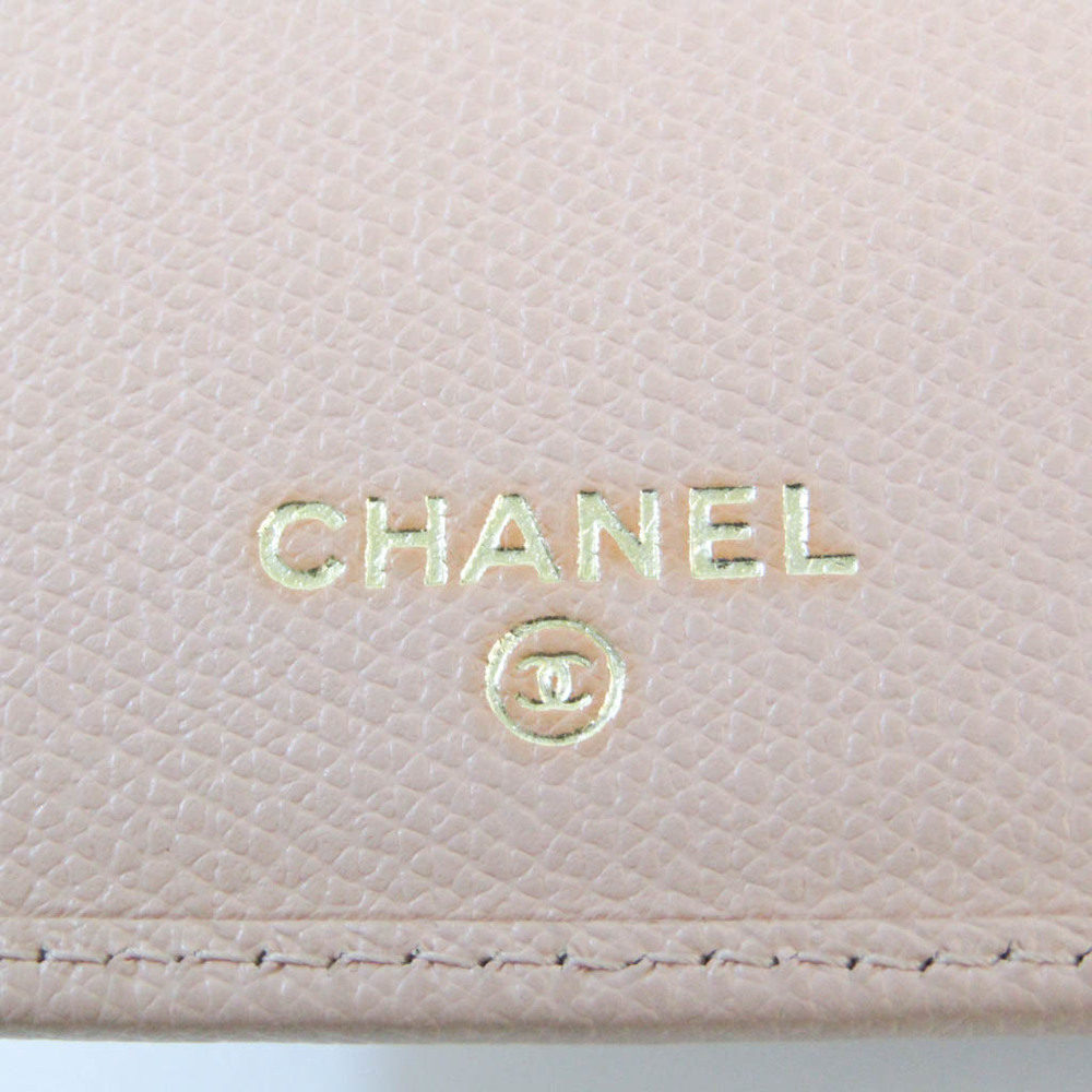 Chanel Coco Button Women's Leather Long Wallet (bi-fold) Light Beige |  eLADY Globazone