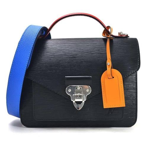 Louis Vuitton Messenger EPI Noir Neo Monceau Hand Shoulder 2 Way Bag Preowned