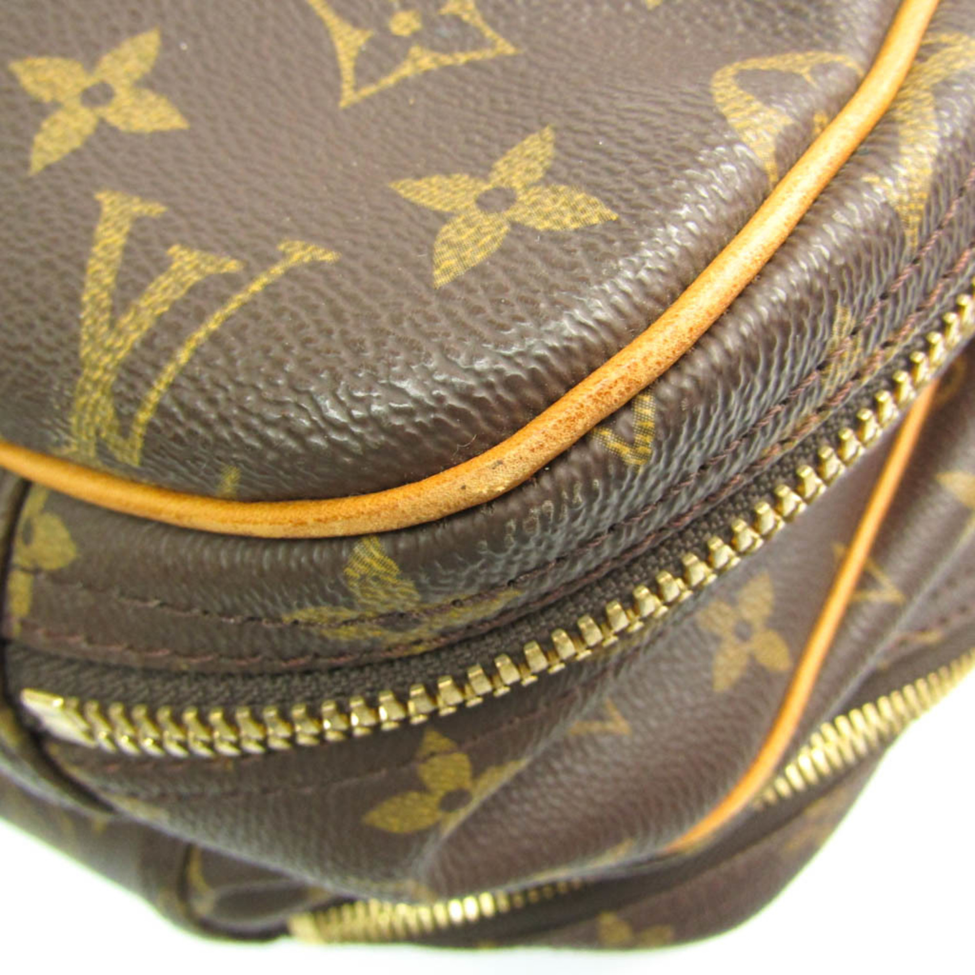 Louis Vuitton Monogram Alize De Poche M41392 Unisex Boston Bag,Shoulder Bag Monogram