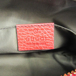 Gucci GG Flora Cosmetic Case 548394 Women's GG Supreme,Leather Pouch Beige,Dark Brown,Multi-color