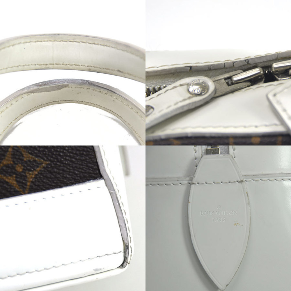 Dora handbag Louis Vuitton White in Plastic - 15024209