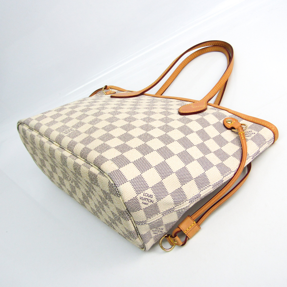 Louis Vuitton Damier Azur Neverfull PM N51110 Women's Tote Bag Damier Azur