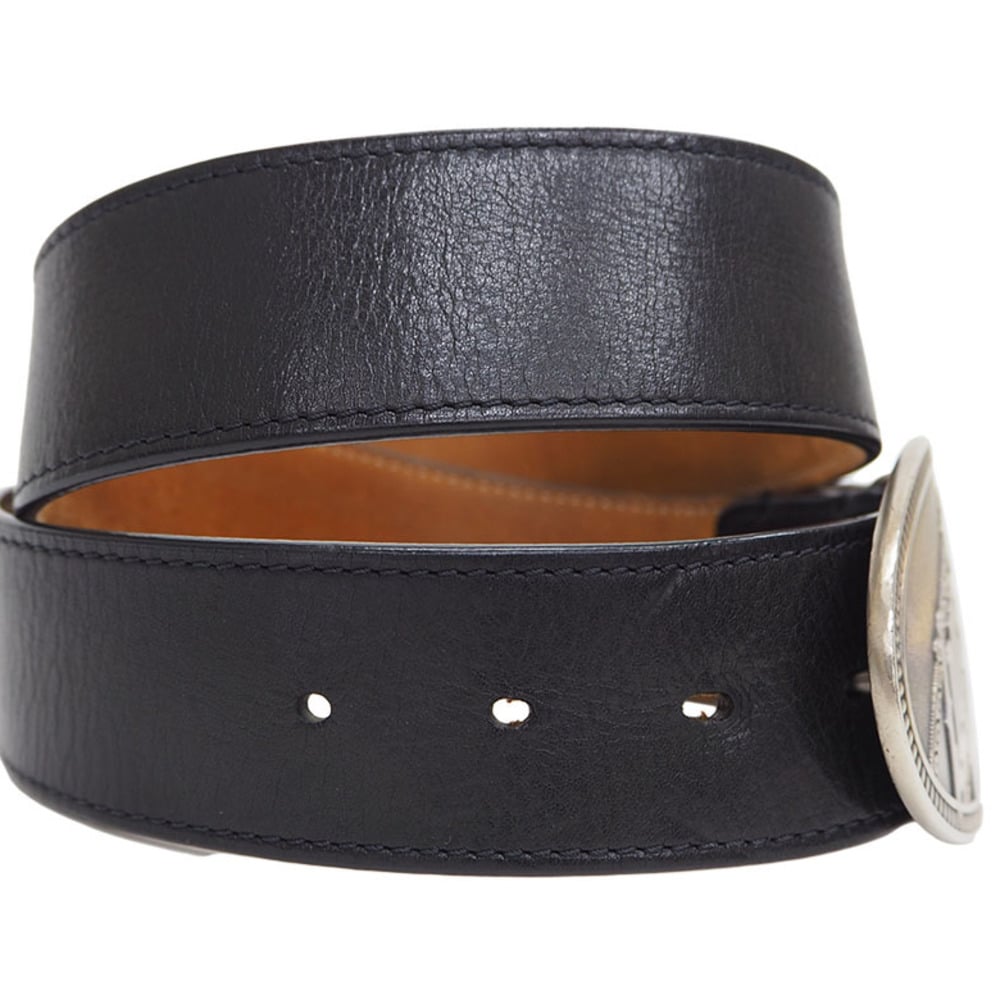 Leather belt Louis Vuitton Black size 85 cm in Leather - 30429416