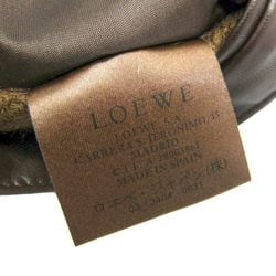 Loewe Women's Angora,Leather Shawl Brown