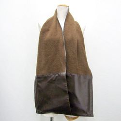 Loewe Women's Angora,Leather Shawl Brown
