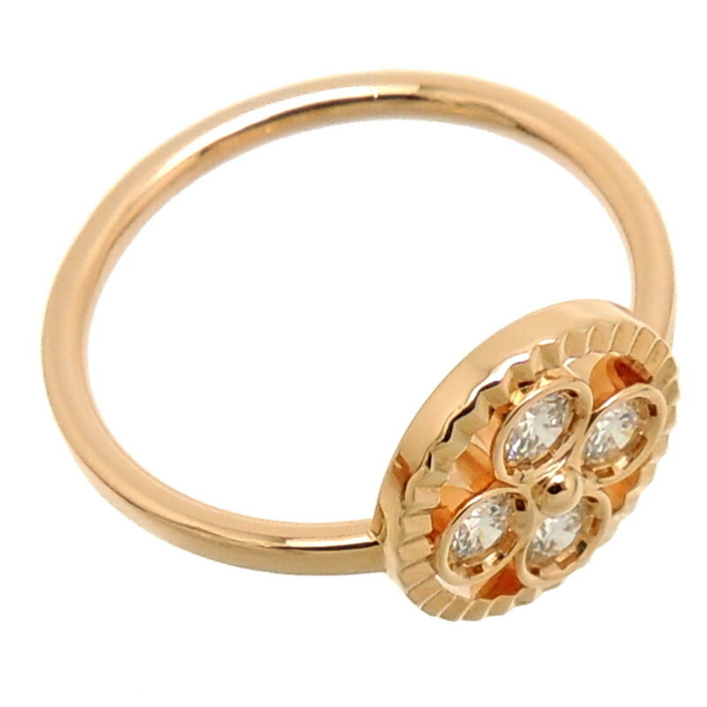 Louis Vuitton Blossom Ring, Pink Gold and Diamonds. Size 47
