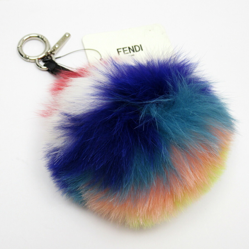 Fendi ABCharm A Red Fox Fur Bag Charm Fendi