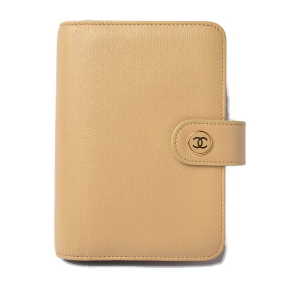Chanel organizer cover agenda PM CHANEL Coco mark leather beige | eLADY  Globazone