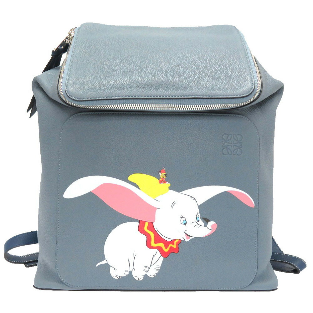 Loewe Dumbo Disney Capsule Collection Leather Blue Rucksack