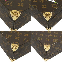 Louis Vuitton x Takashi Murakami Jewelry Box Brown Leather Cloth ref.483497  - Joli Closet