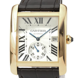 Cartier Tank MC Automatic Pink Gold (18K) Men's Dress Watch W5330001
