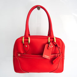 J&M Davidson MIA Women's Leather Tote Bag Red Color