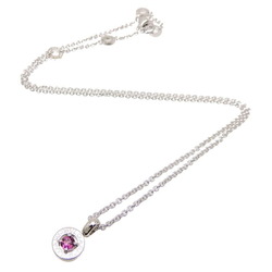 Bvlgari 750WG Pink Sapphire Women's Necklace 750 White Gold