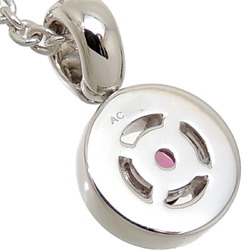 Bvlgari 750WG Pink Sapphire Women's Necklace 750 White Gold