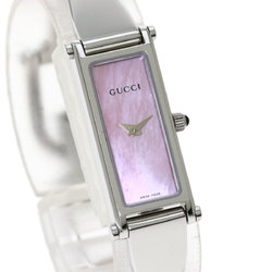 Gucci 1500L Square Face Watch Stainless Steel Ladies | eLADY Globazone