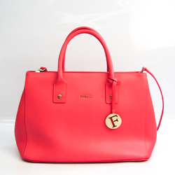 Furla Linda M Women's Leather Handbag,Shoulder Bag Light Pink