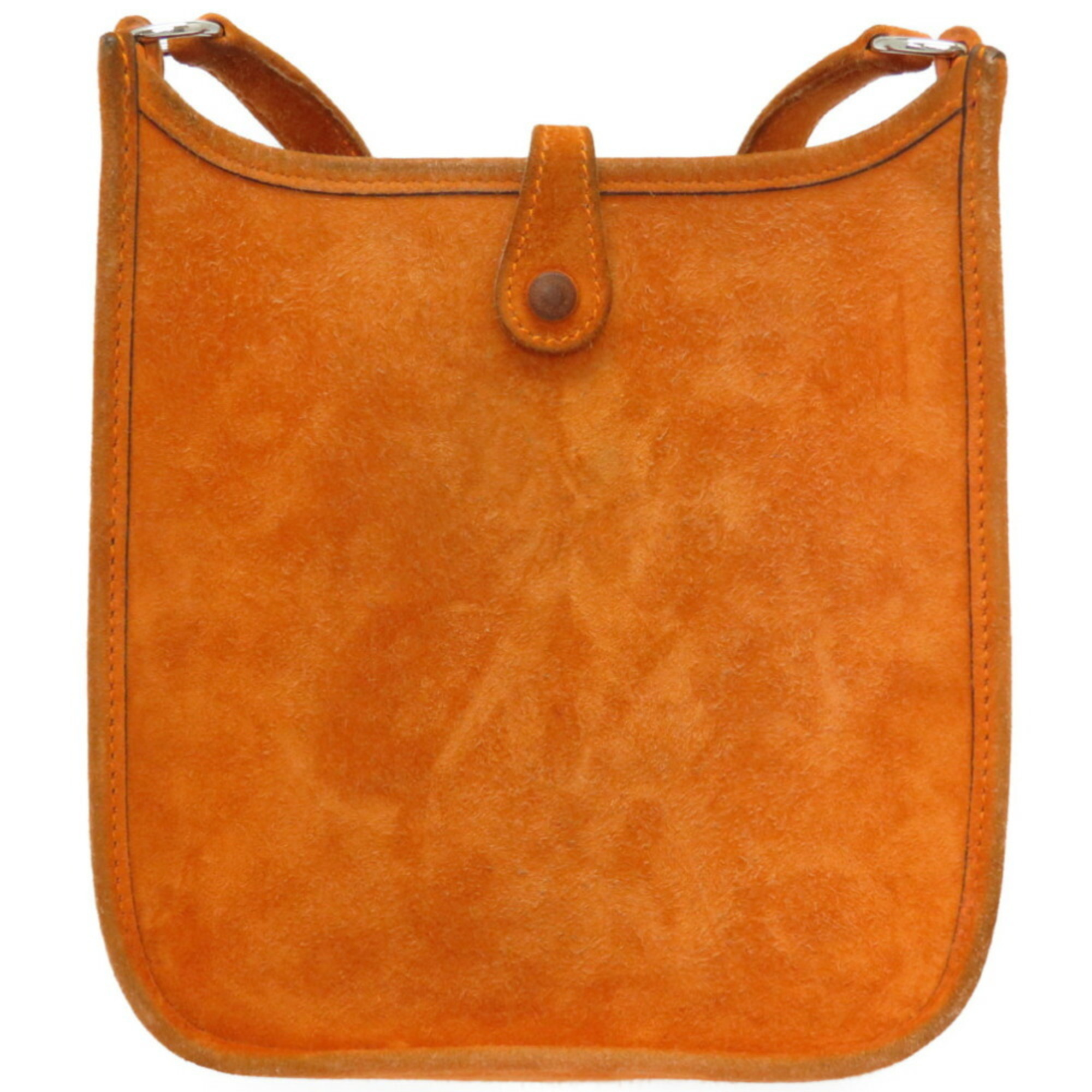 Hermes Evelyn TPM Dobris Orange Shoulder Bag □ H Engraved 0069HERMES