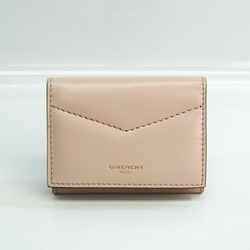 Givenchy LEATHER EDGE WALLET LEATHER EDGE WALLET Unisex Leather Wallet (tri-fold) Light Pink